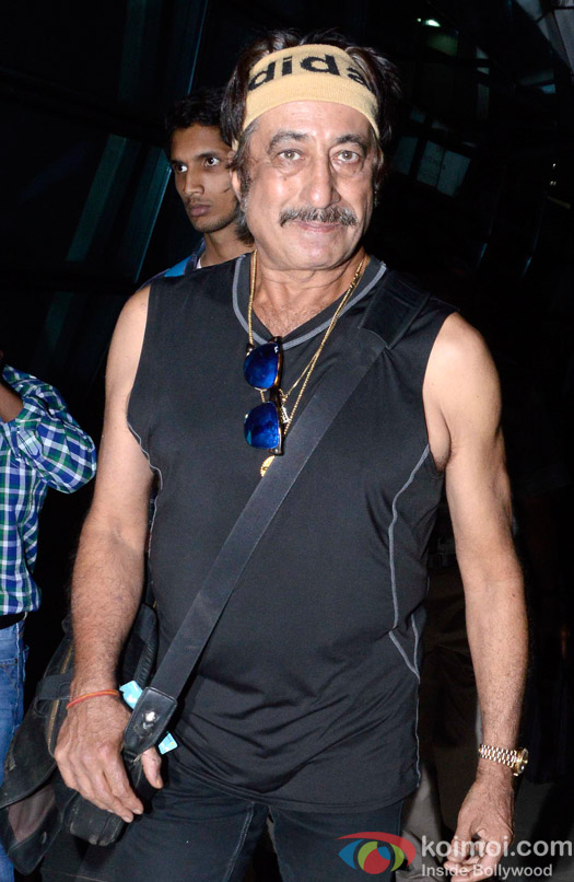 shakti Kapoor Spotted At Airport