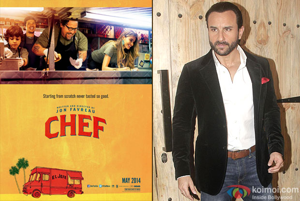Saif Ali Khan to star in Indian adaptation of "Chef"