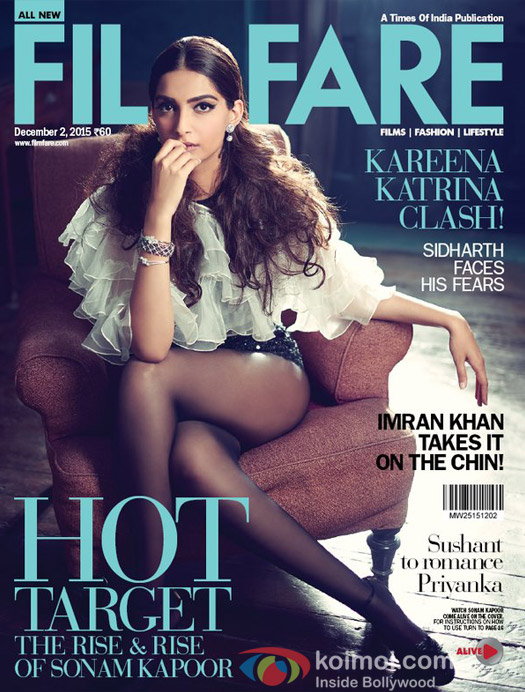 Sonam Kapoor Turns Up The Heat On Filmfare Cover