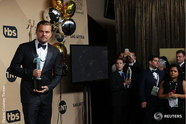 Leonardo DiCaprio, The Revenant (SAGA Awards 2016 Winner)