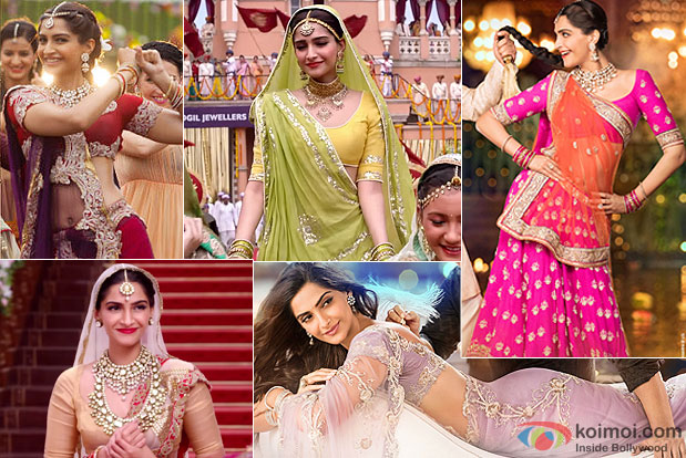 Sonam Kapoor in a still from movie 'Prem Ratan Dhan Paayo'