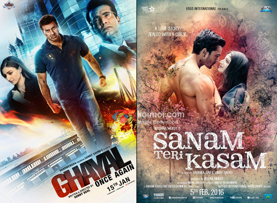 Box Office Predictions - Ghayal Once Again, Sanam Teri Kasam