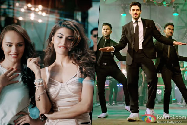 Jacqueline Fernandez and Sooraj Pancholi in a still from GF BF video song