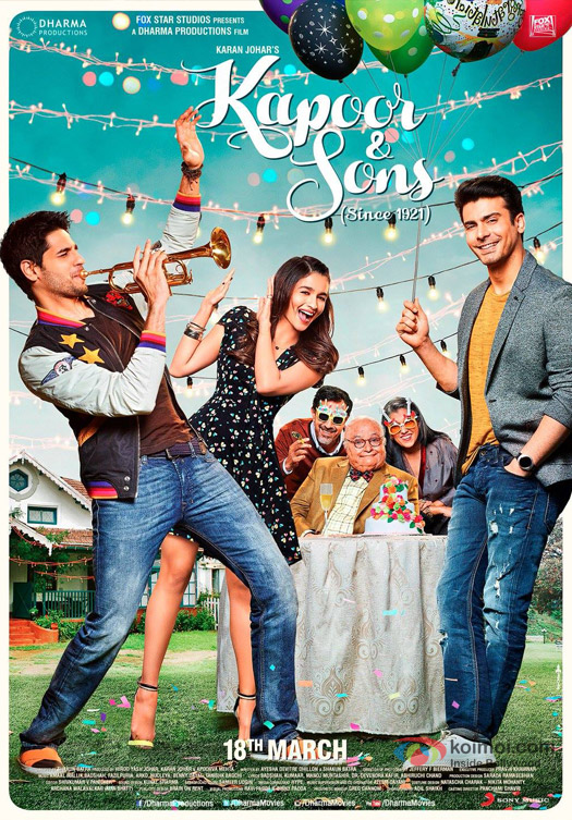 Kapoor And Sons Movie Poster 1