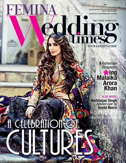 Mallaika Arora Khan On The Cover Of Femina Wedding Times