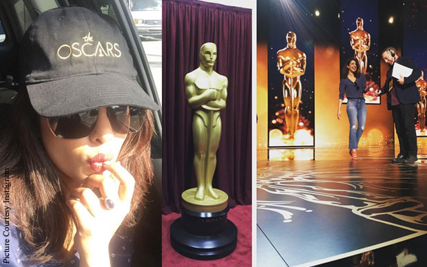 Priyanka Chopra rehearses for Oscars