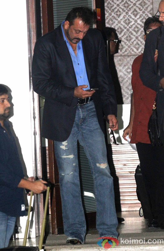 Sanjay Dutt Spotted At Airport