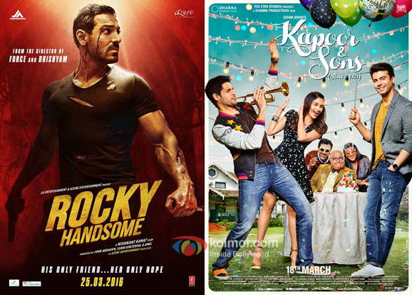 Box Office - Rocky Handsome has okay weekend, Kapoor & Sons is Superhit
