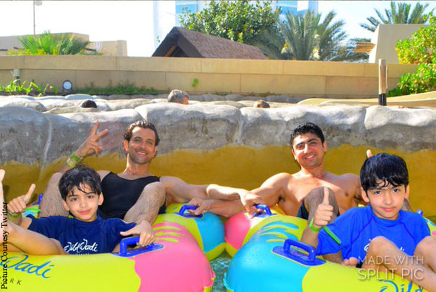 Catch Hrithik Roshan's Dubai Adventures With Kids Hridaan & Hrehaan 
