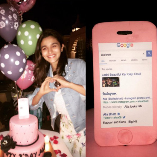 Alia Bhatt snapped celebrating her birthday