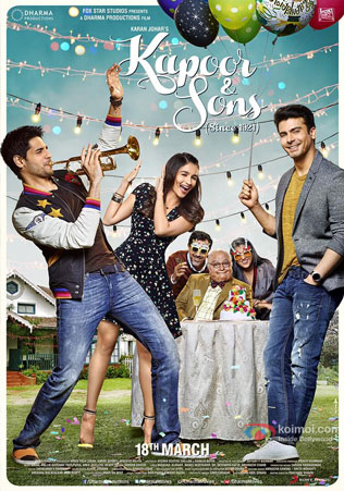 Kapoor And Sons Movie Poster