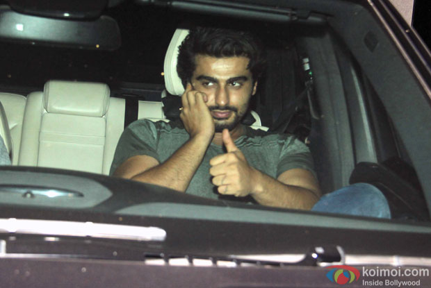 Arjun Kapoor spotted at aarti shetty's house