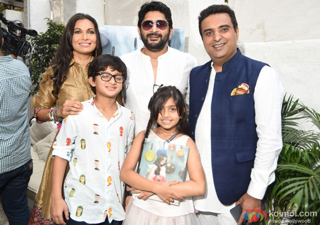 Arshad Warsi and Ajay Mago during the launch of Maria Goretti's debut book 'From My Kitchen To Yours'