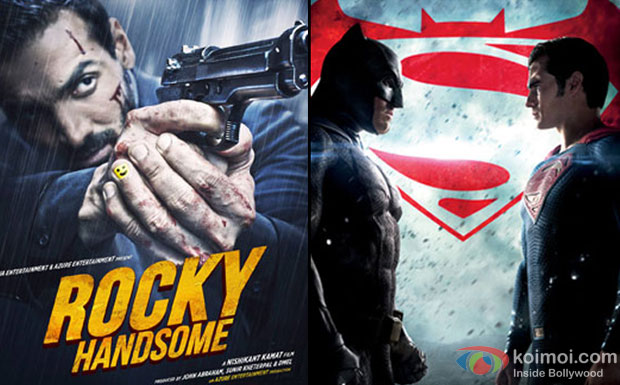 Rocky Handsome and Batman Vs Supeman Movie Poster
