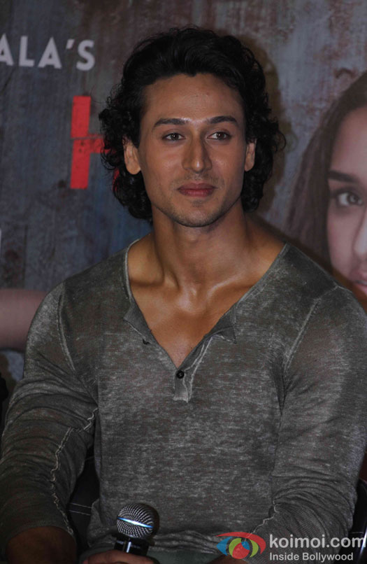 Tiger Shroff during the trailer launch of film Baaghi 
