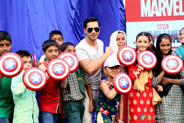 Varun Dhawan Launches Captain America Figurines