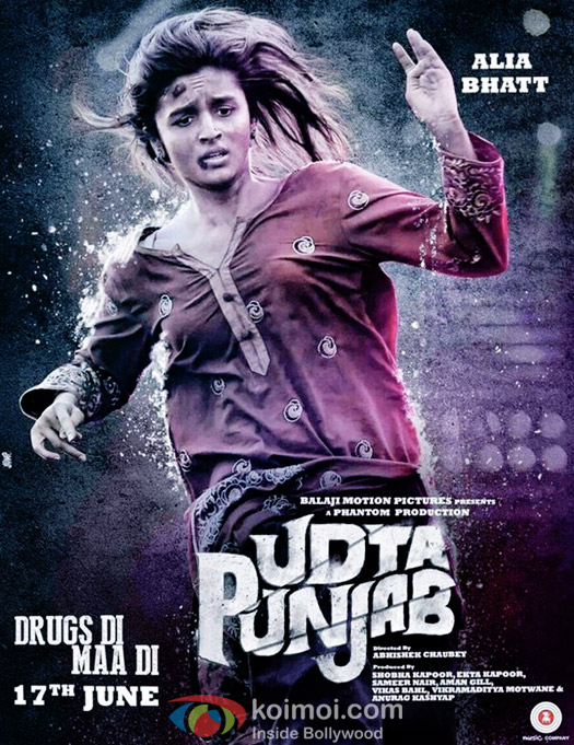 Alia Bhatt Featuring Udta Punjab Poster