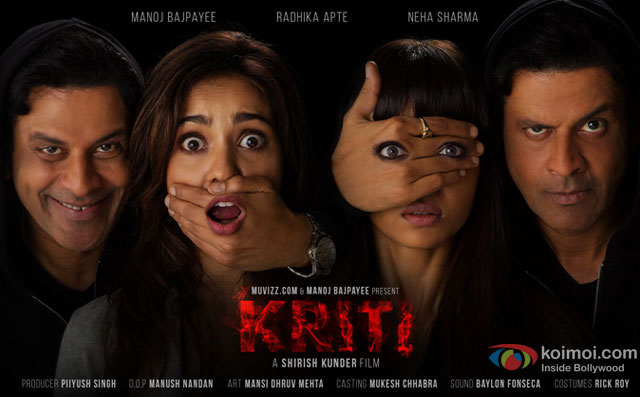 Manoj Bajpayee, Radhika Apte and Neha Sharma starrer 'Kriti' short film Poster