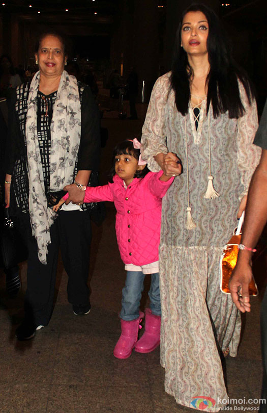 Aishwarya Rai Bachchan, daughter Aaradhya return to Mumbai after