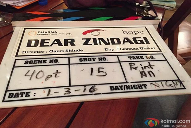 Shah Rukh Khan - Alia Bhatt's Film Titled 'Dear Zindagi'?