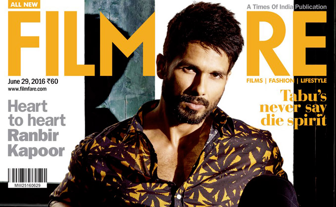 Shahid Kapoor Raises The Bar Of Hotness On Filmfare Cover - Koimoi