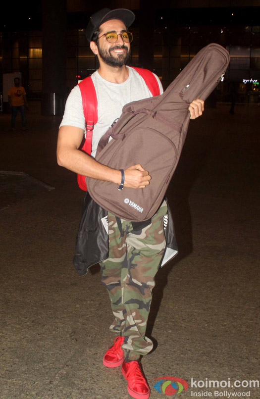 Ayushmann Khurrana spotted at airport