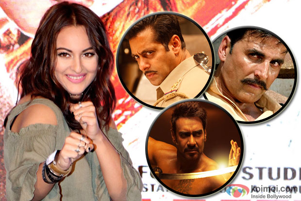 Sonakshi Sinha Ive Learned Only Maar Peet From Salman Akshay Ajay Koimoi