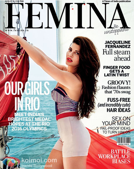 Jacqueline Fernandez Features On The Cover Of Femina