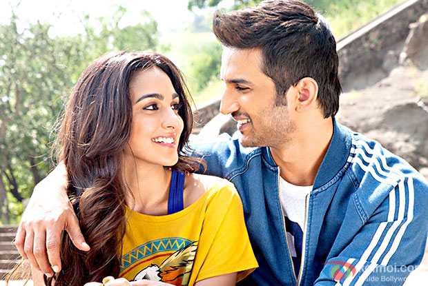 Kiara Advani and Sushant Singh Rajput in a still from M.S. Dhoni: The Untold Story