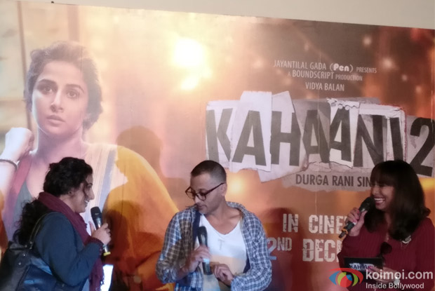 Vidya Balan and Sujoy Ghosh during the Kahaani 2 Trailer Launch
