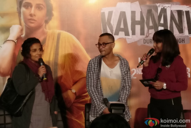 Vidya Balan and Sujoy Ghosh during the Kahaani 2 Trailer Launch