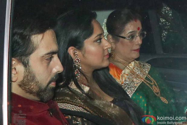  Bollywood Celebs Attend Amitabh Bachchan's Diwali party
