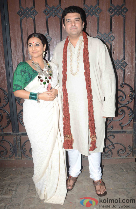 Vidya Balan and Siddharth Roy Kapoor during the Anil Kapoor's Diwali celebrations