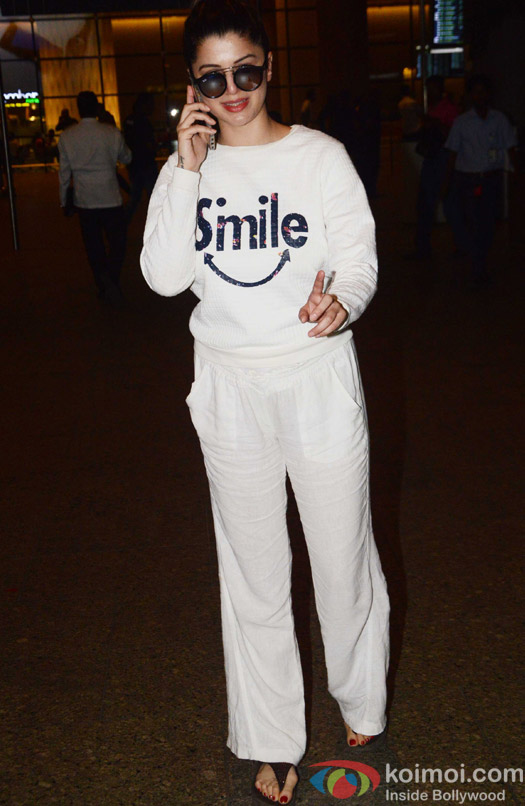 Kainaat Arora spotted at Airport
