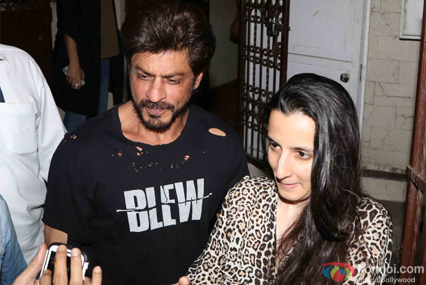 Shah Rukh Khan and Gauri Shinde spotted at Bandra