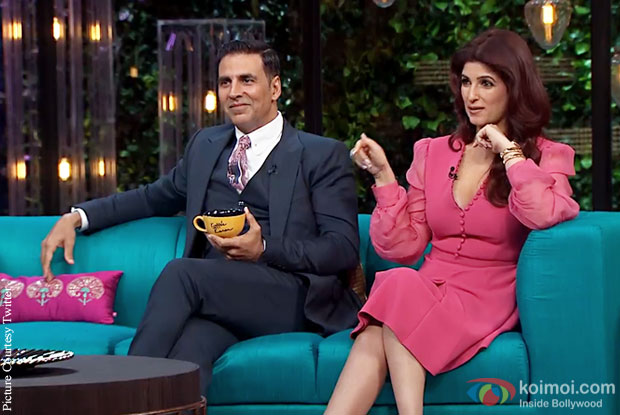 Twinkle Khanna makes her debut on Koffee with Karan with hubby Akshay Kumar