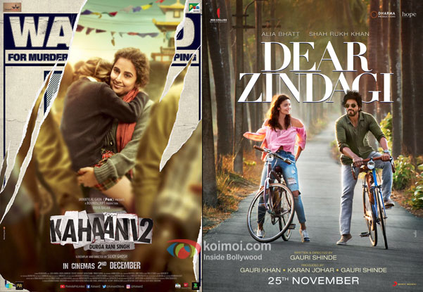 Saturday Update: Kahaani 2, Dear Zindagi Box Office Collections