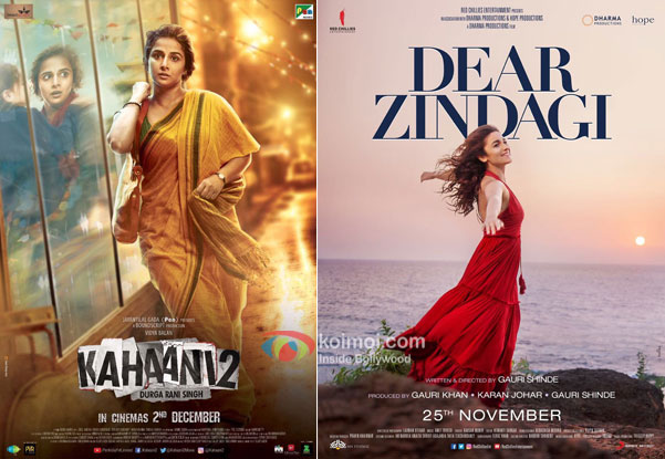 Box Office - Kahaani 2 stays stable over the weekend, Dear Zindagi is good too