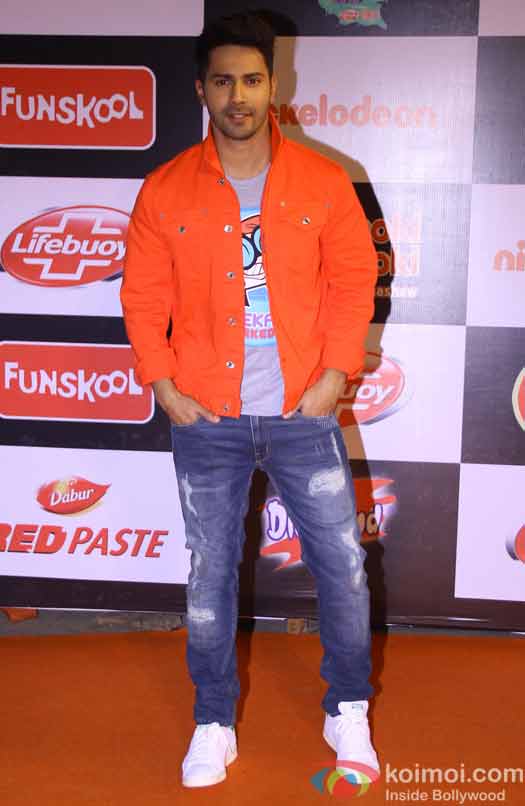 Varun Dhawan At Nickelodeon Kids' Choice Awards 2016