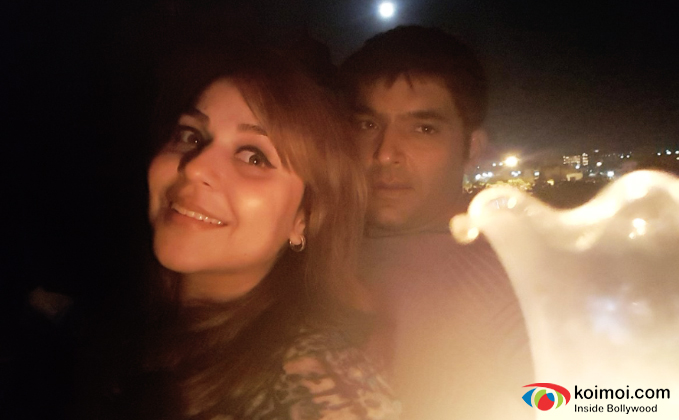 Kapil Sharma along with his girlfriend