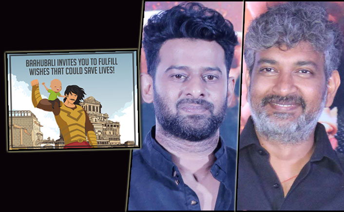 S. S. Rajamouli and Prabhas shouts on social media to support the charity cause for underprivileged kids