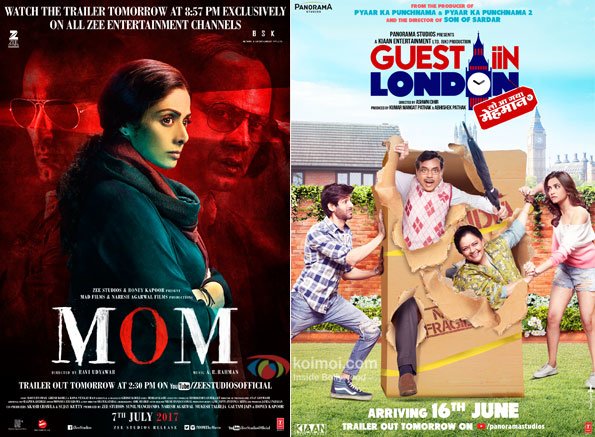 Sridevi's ‘Mom’ to clash with Kartik Aaryan's ‘Guest iin London’