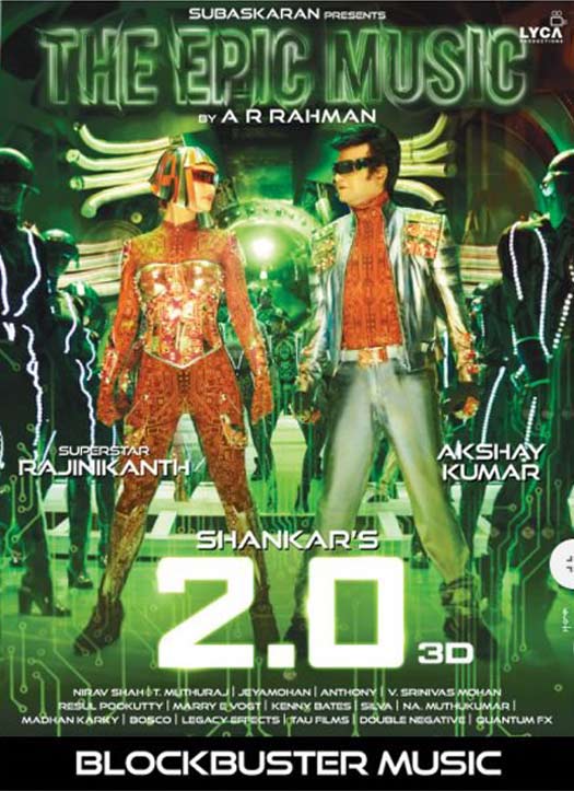 Check Out The New Poster Of Rajnikanth's 2.0