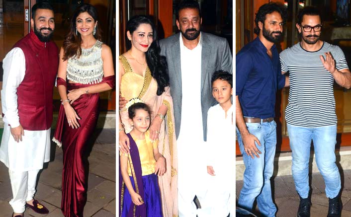 Sanjay Dutt's Diwali Party Had Ahuge Gues List! See Who All Made It To The Party