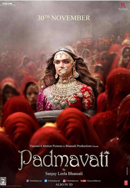 New Poster! This Is Where Padmavati Will Release On November 30