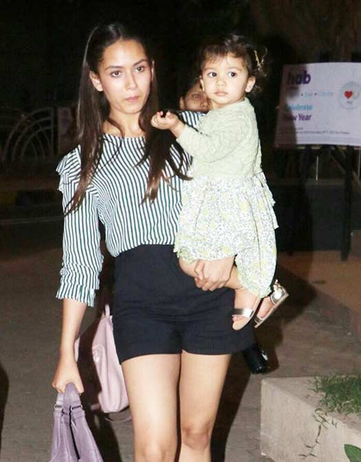 Mira Rajput was spotted with daughter Misha