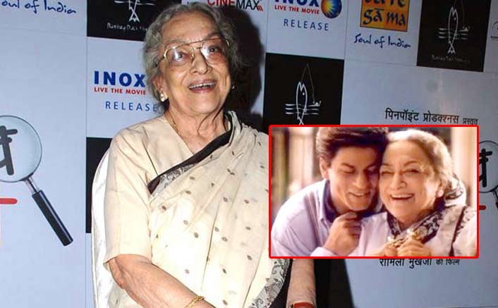 Shah Rukh Khan’s On-Screen Grandmother Ava Mukherjee Passes Away At 88
