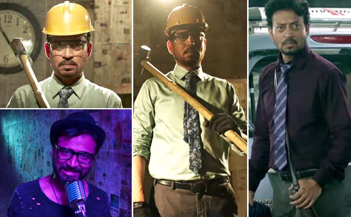 Irrfan unveils his furious side in the revenge anthem in 'Badla' from 'Blackमेल'