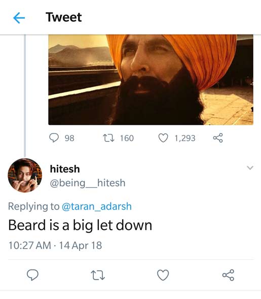 Akshay Kumar's New Pic From Kesari; Twitterati Troll For Fake Beard! WOAH Or NO?