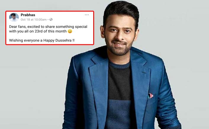 Prabhas to treat his fans with something special on his birthday